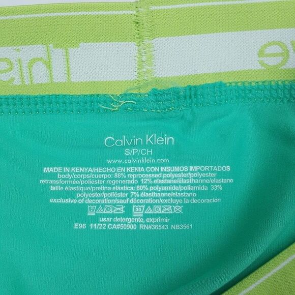CALVIN KLEIN Boxer Briefs Mens Small Green Low Rise This is Love Pride - Picture 3 of 5